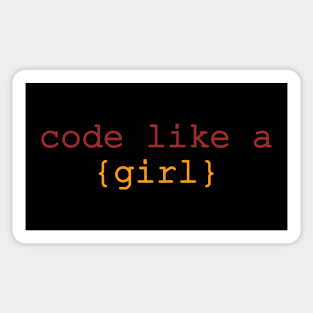 Programmer girl - STEM girl Sticker